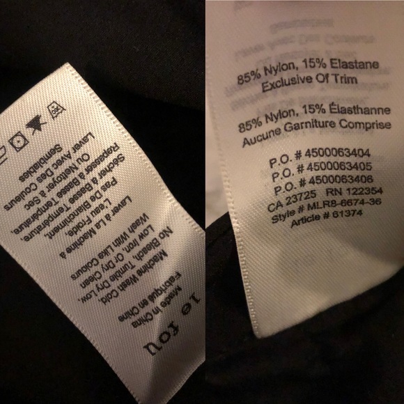 ARITZIA *BLACK* Wilfred le fou Ines pants - Picture 5 of 8